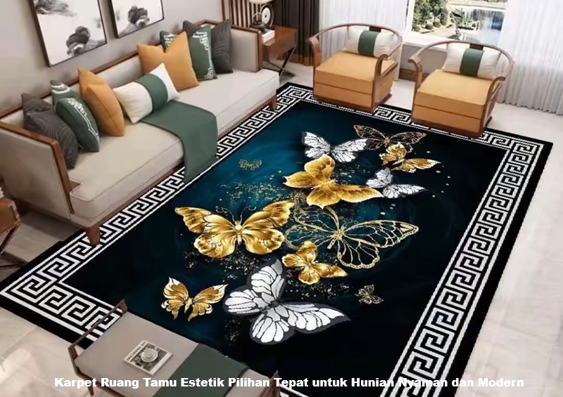 Karpet Ruang Tamu Estetik Pilihan Tepat untuk Hunian Nyaman dan Modern