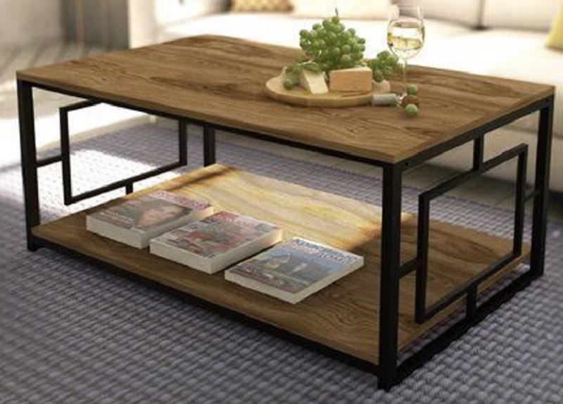 Inspirasi Desain Meja Tamu Besi Hollow Modern