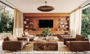 Desain Ruang Tamu Minimalis Nuansa Coklat yang Hangat dan Elegan Desain Ruang Tamu Minimalis Nuansa Coklat yang Hangat dan Elegan